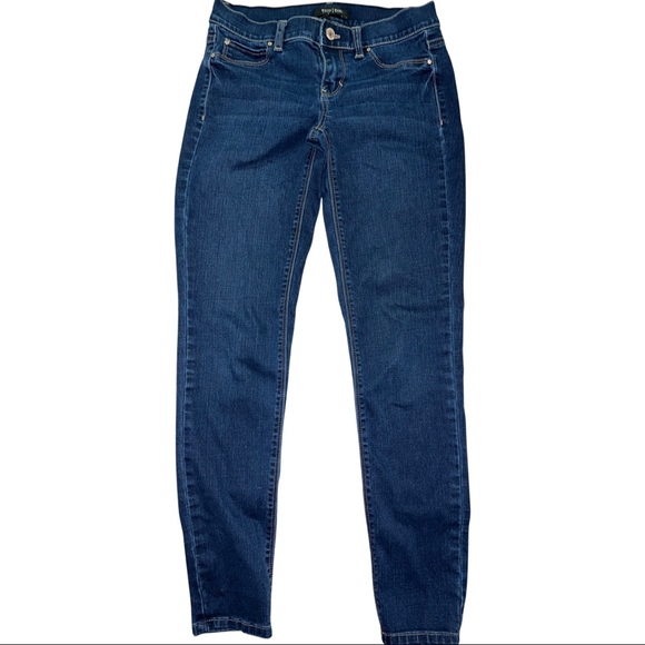 White House Black Market Noir Skinny Jeans Size XS - Picture 2 of 5